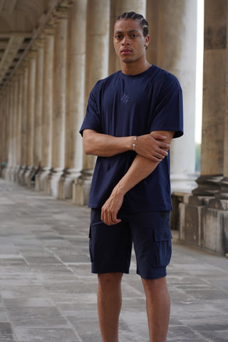 OVERSIZED TEE - NAVY