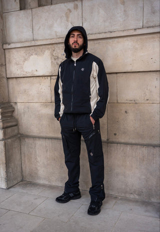 RETRO WINBREAKER - BLACK